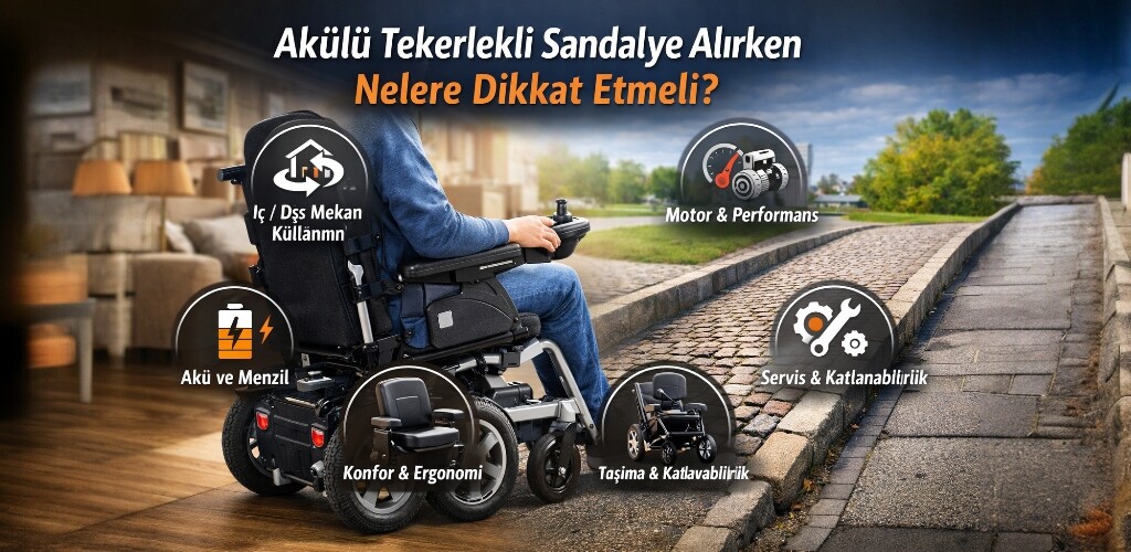Akülü Tekerlekli Sandalye Alırken Nelere Dikkat Etmeli? 